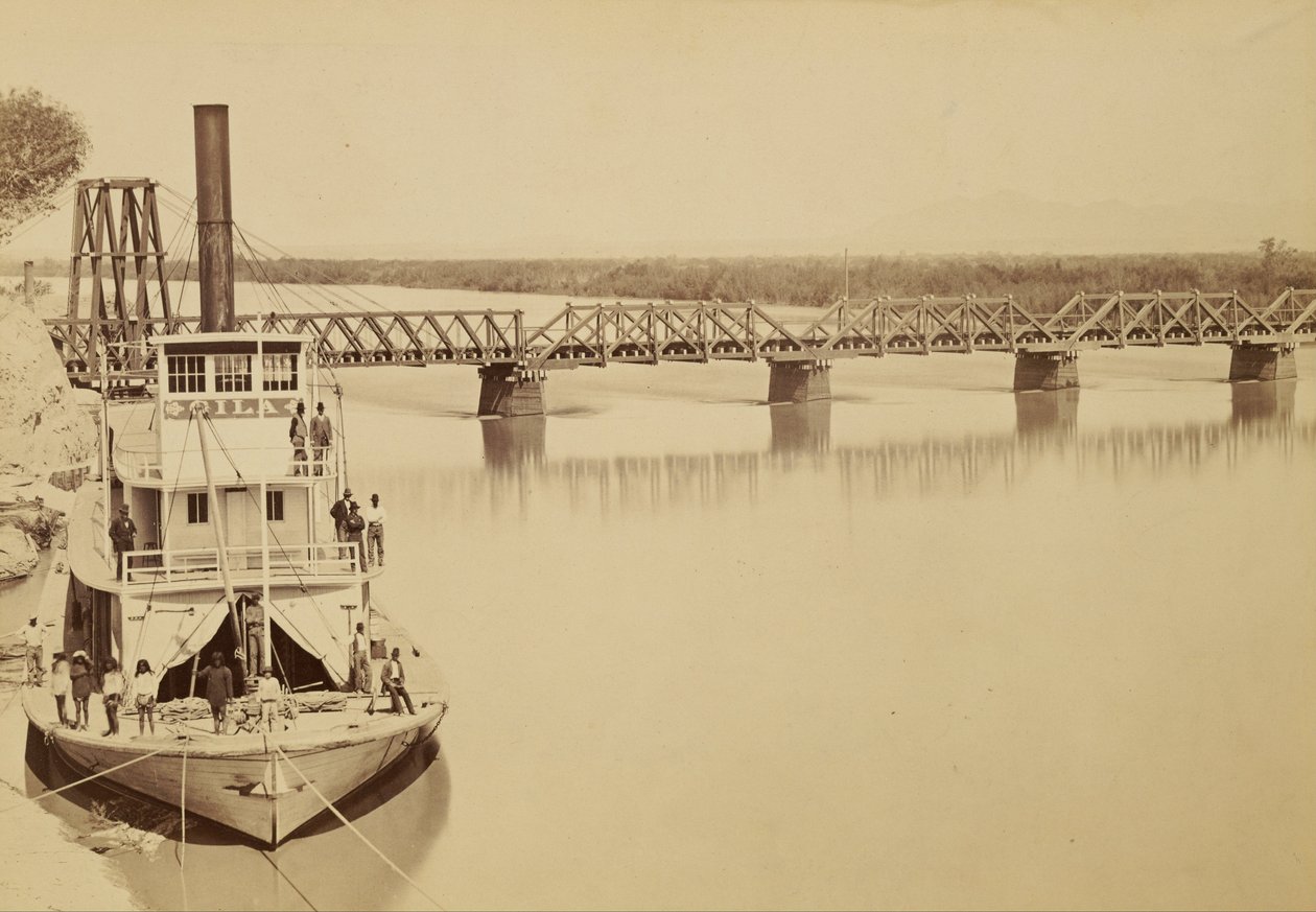 Puente sobre el Colorado, Yuma de Carleton E. Watkins