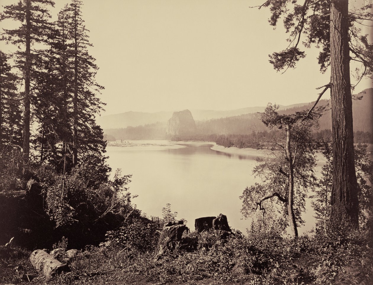 Castle Rock, Río Columbia de Carleton E. Watkins