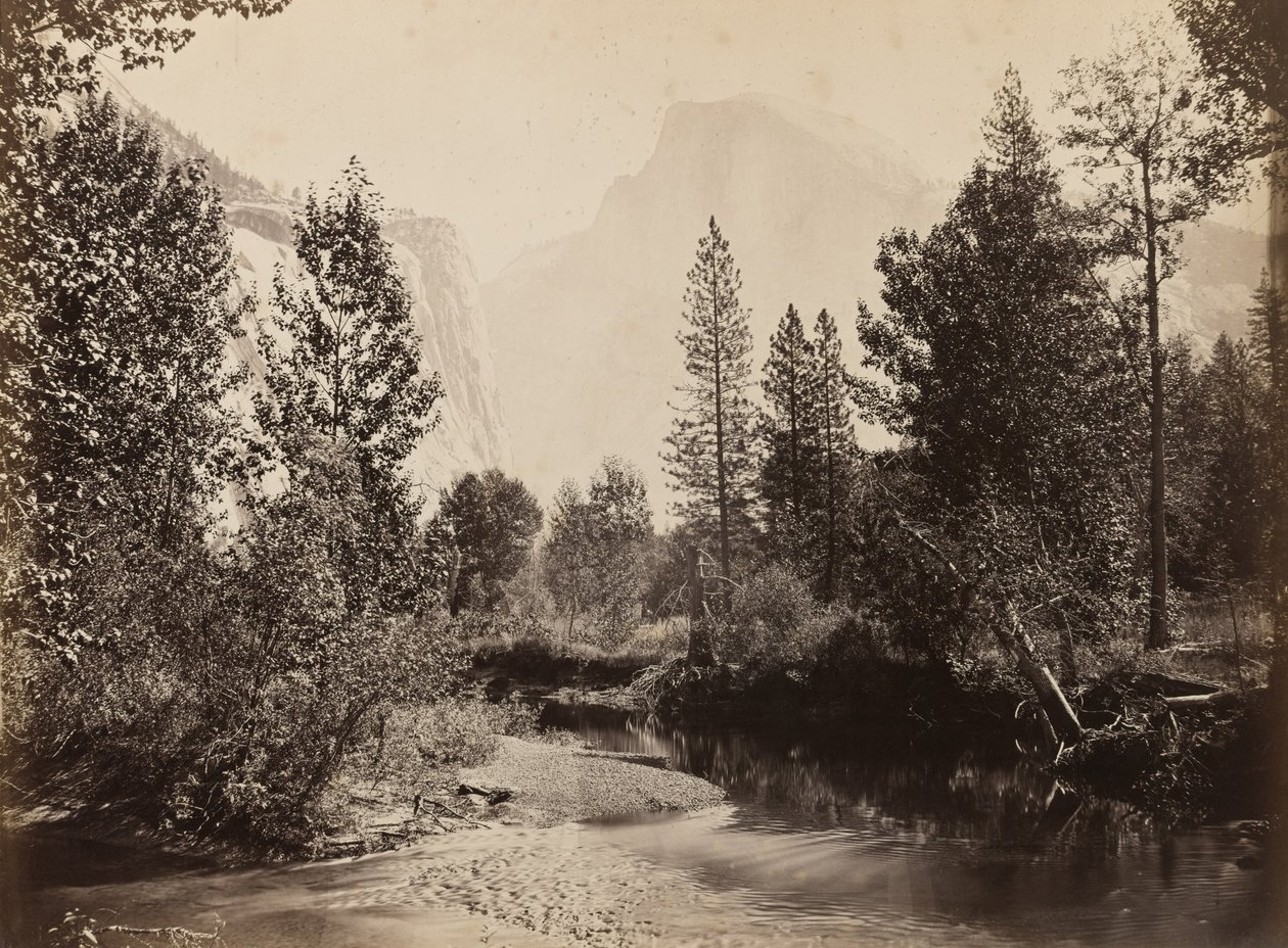 Half Dome, 4967 pies, Yosemite de Carleton E. Watkins