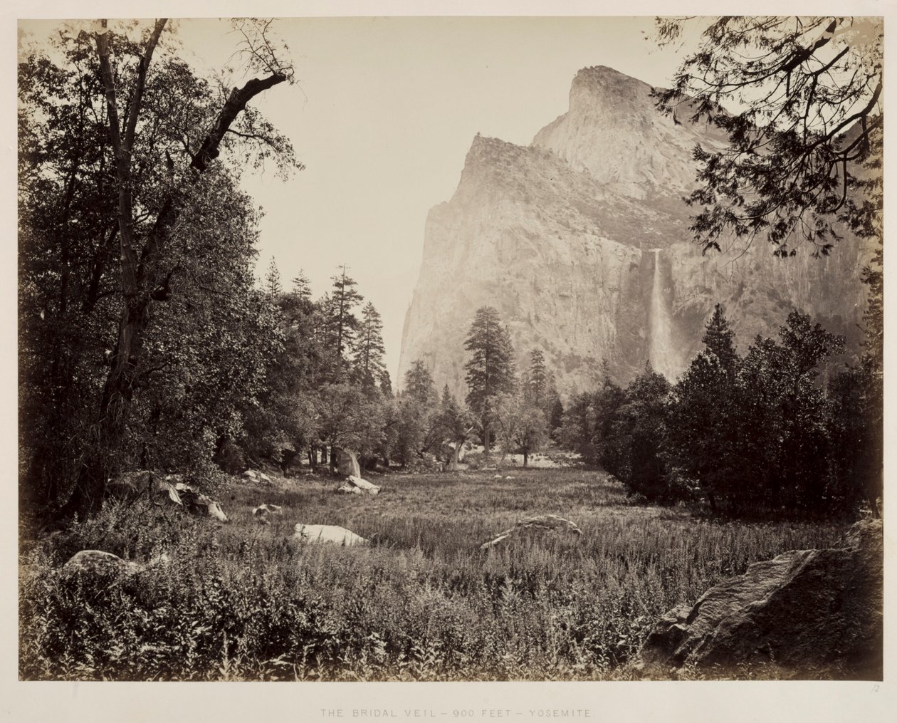 Velo Nupcial, Yosemite de Carleton E. Watkins