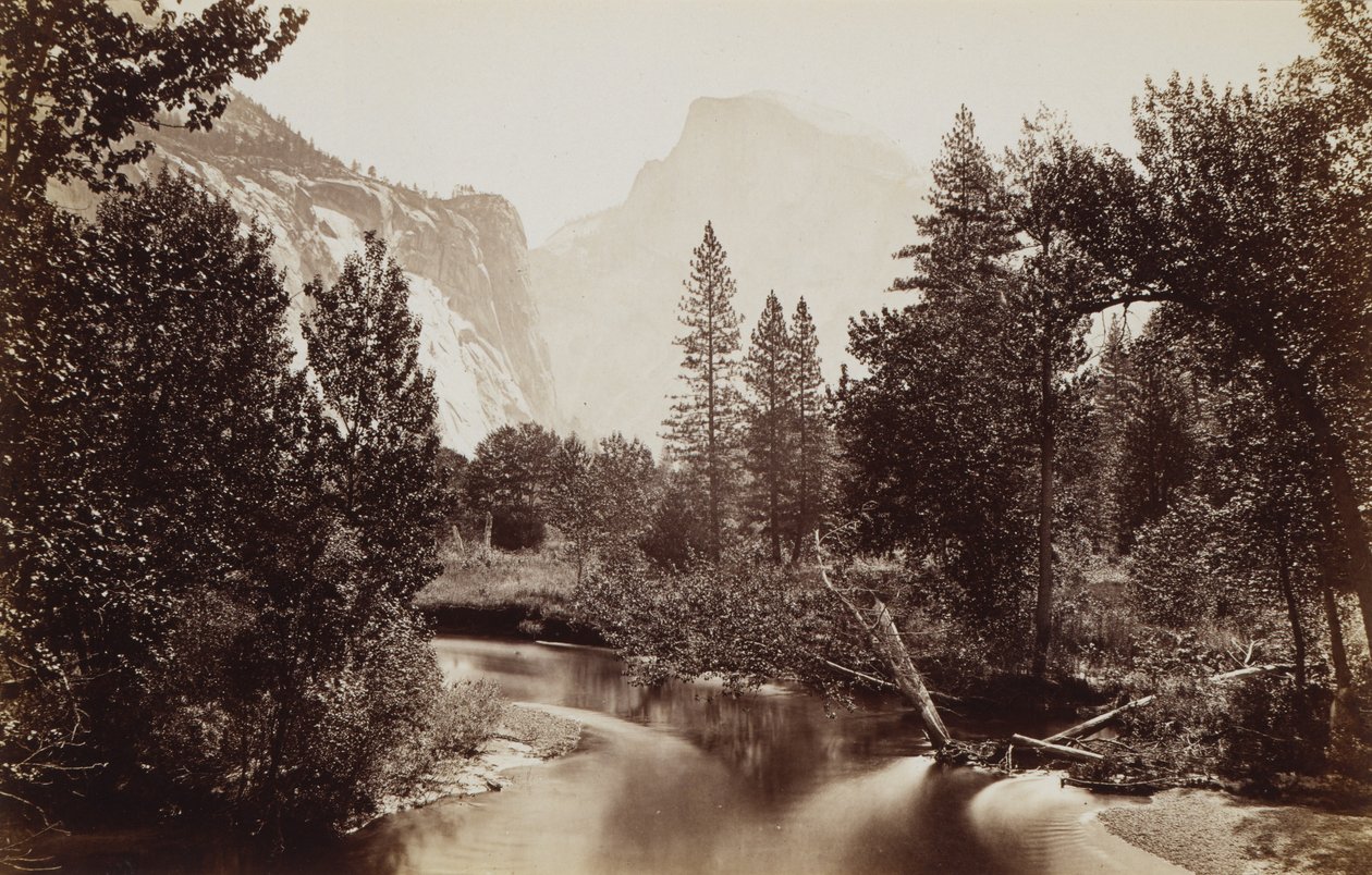Half Dome, Yosemite, California de Carleton E. Watkins