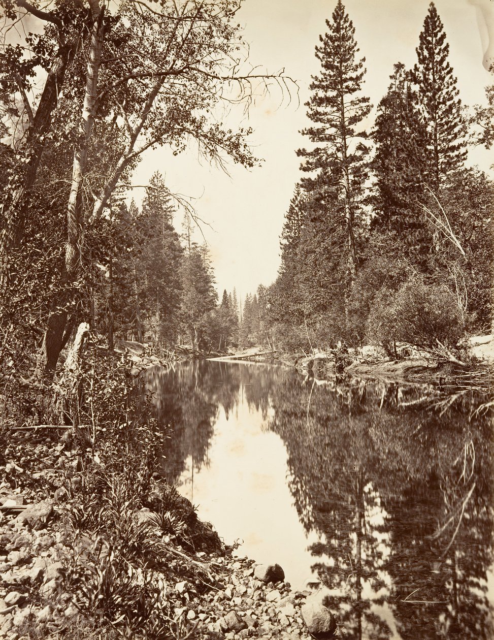 Río Merced, Yosemite de Carleton E. Watkins.