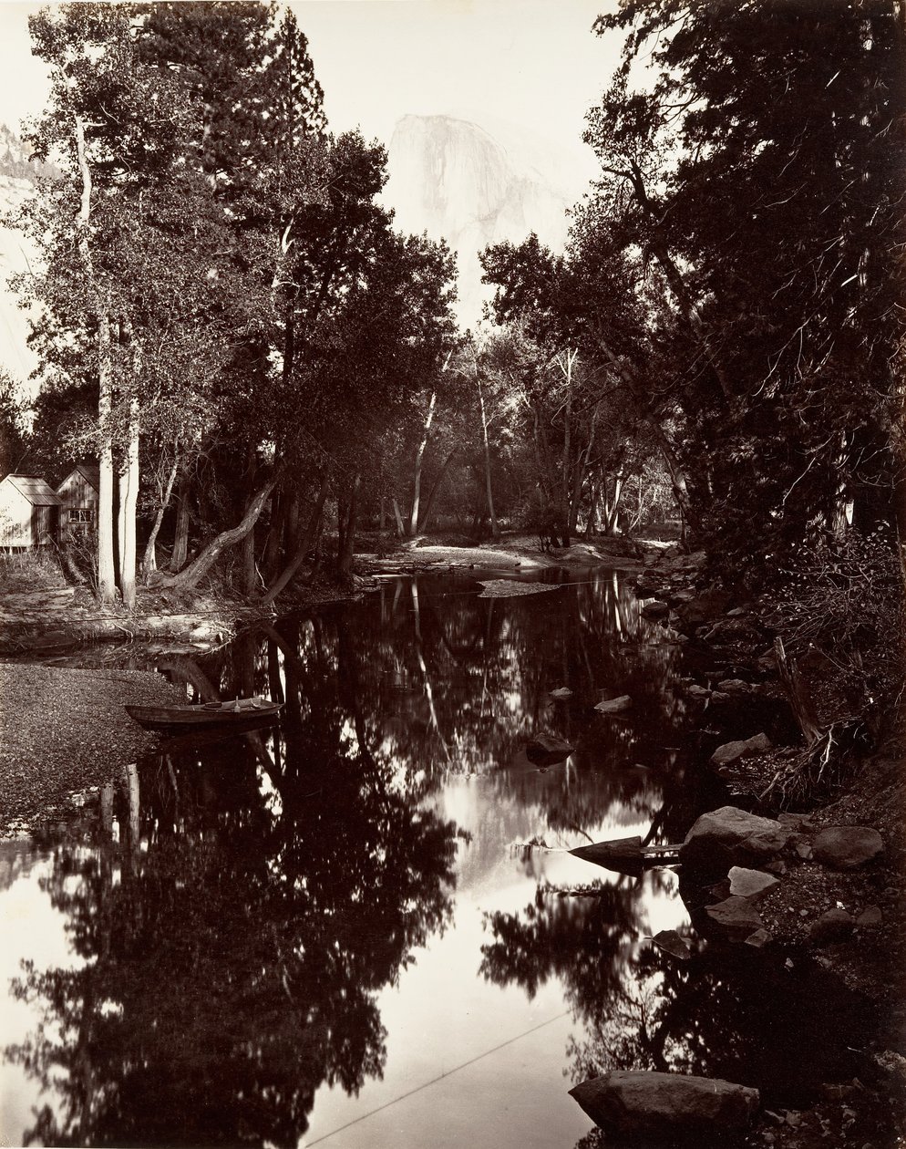 Cúpula Sur, 6,000 pies, Yosemite, ca. 1872, impreso ca. 1876 de Carleton E. Watkins.