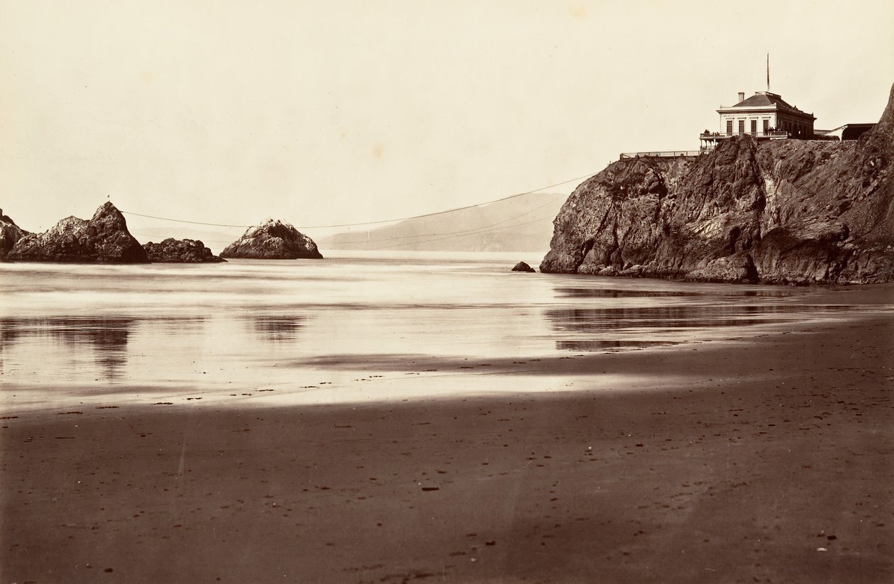 Cliff House y Seal Rock de Carleton Emmons Watkins