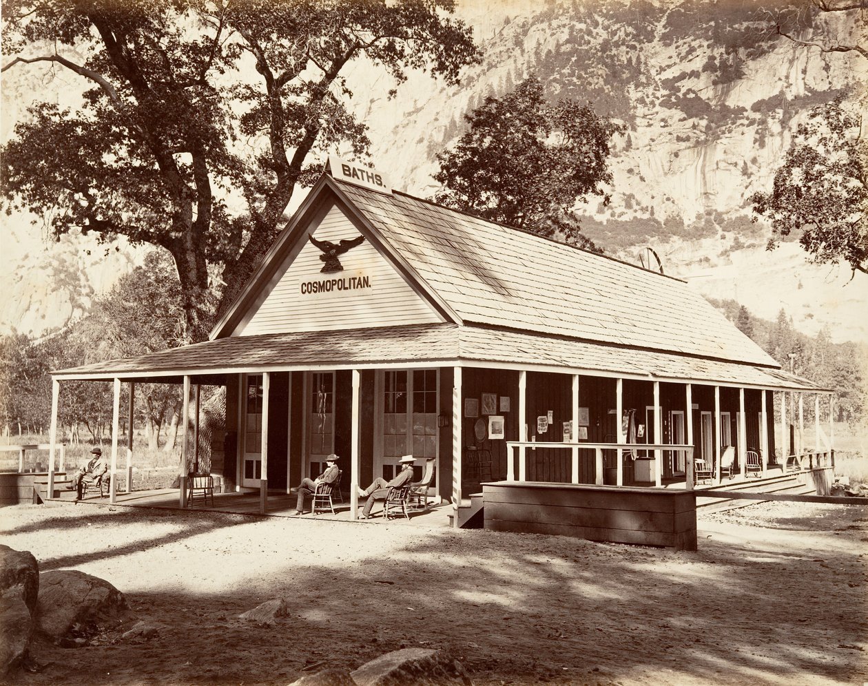 Salón Cosmopolita, ca. 1872, impreso ca. 1876 de Carleton Emmons Watkins