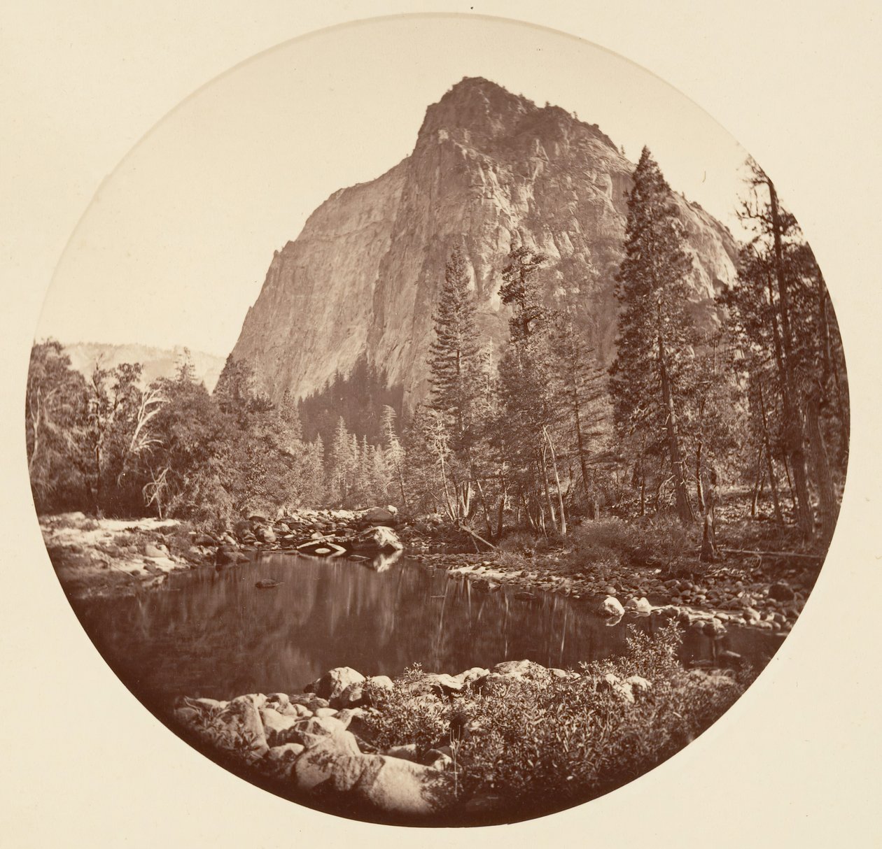 Parque Nacional Yosemite, California, ca. 1878 de Carleton Emmons Watkins