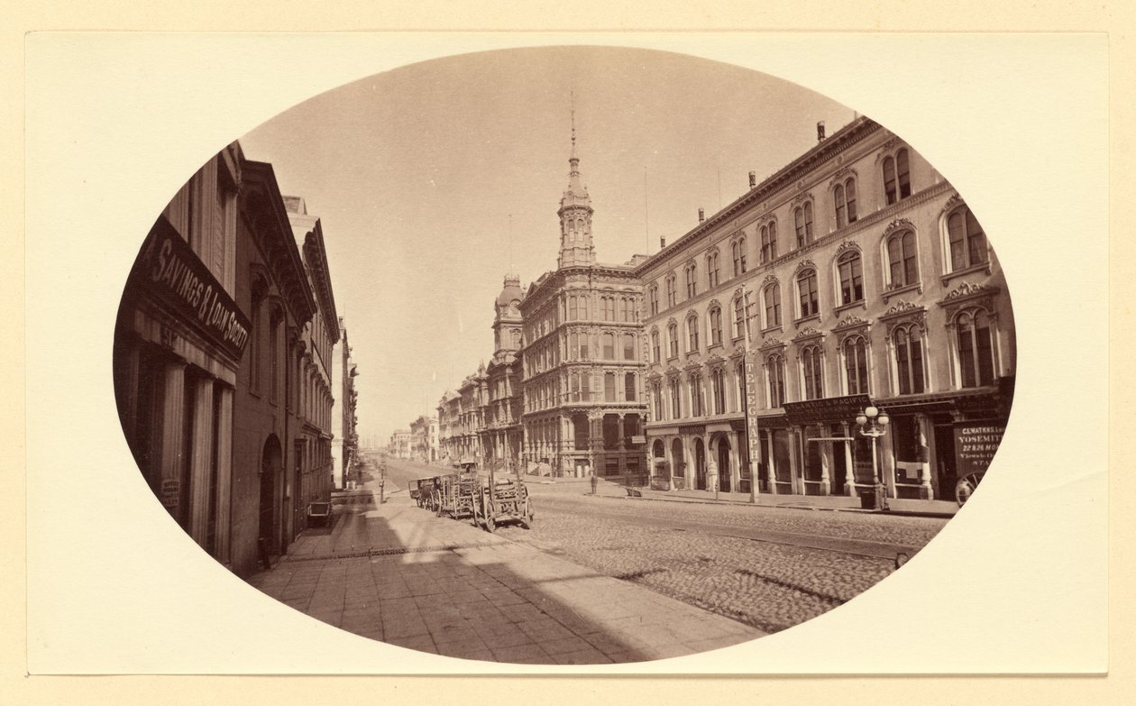 [Cal. St. desde Montg. St., San Francisco / 3679] de Carleton Watkins