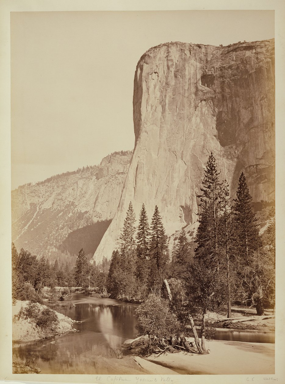[El Capitan, Yosemite Valley] de Carleton Watkins