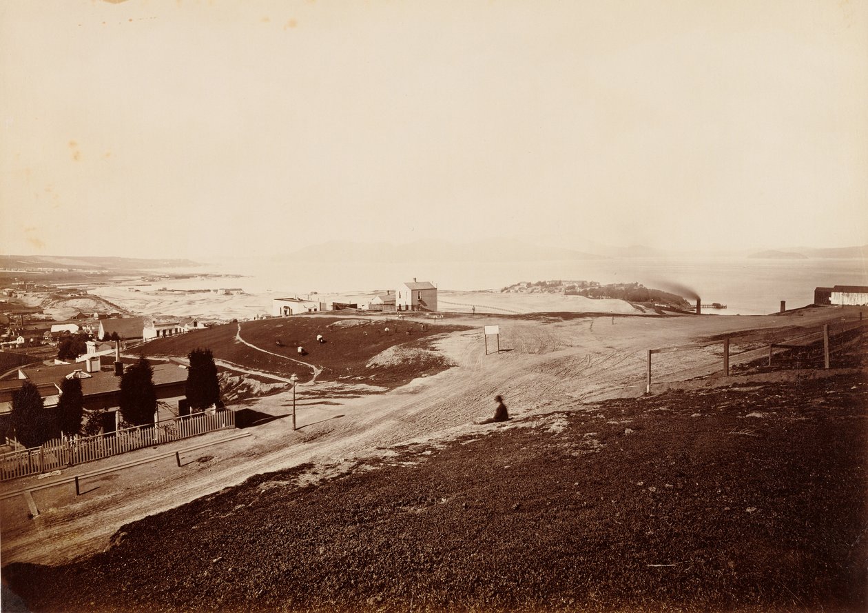 Golden Gate desde Russian Hill de Carleton Watkins
