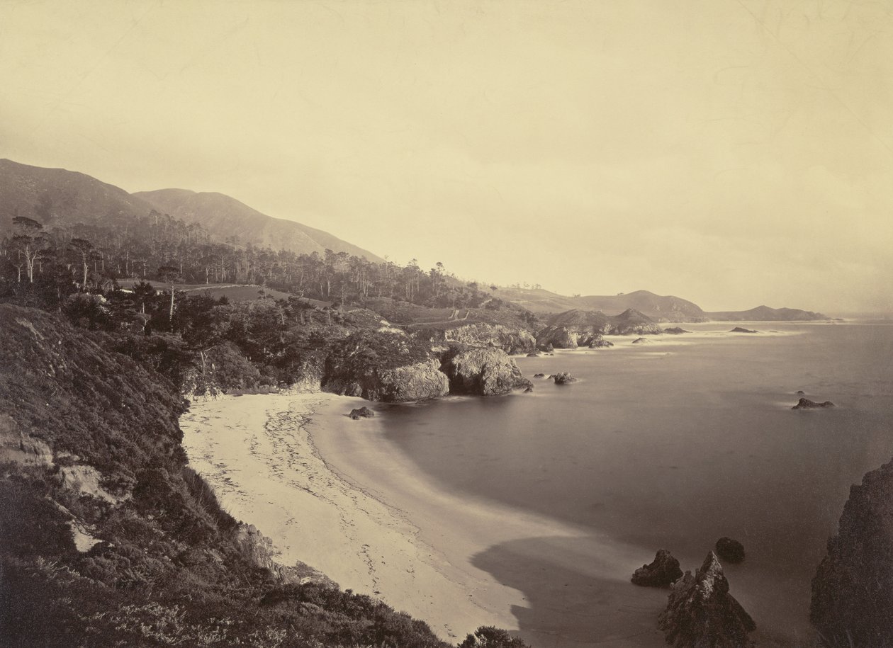 [Pacific Coast View] / [Gibson Beach, Pt. Lobos, Monterey Coast] de Carleton Watkins