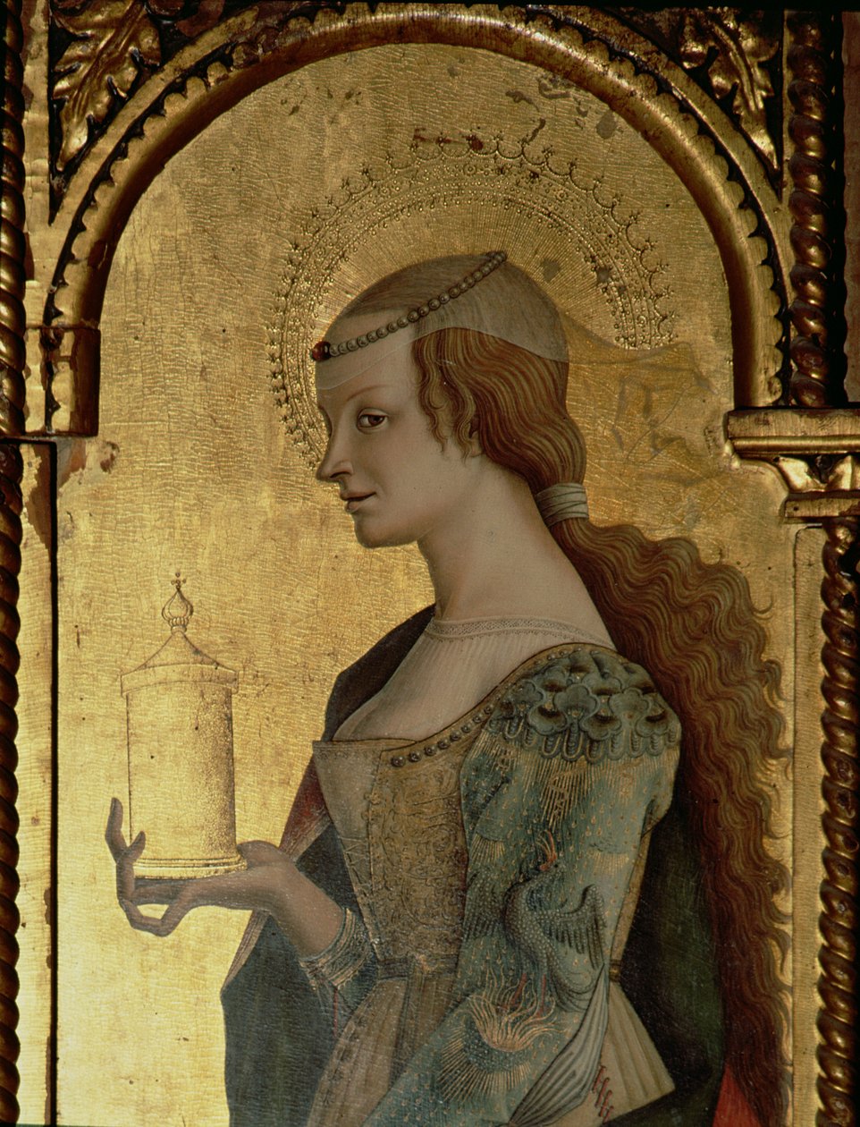 Santa María Magdalena (detalle) de Carlo Crivelli