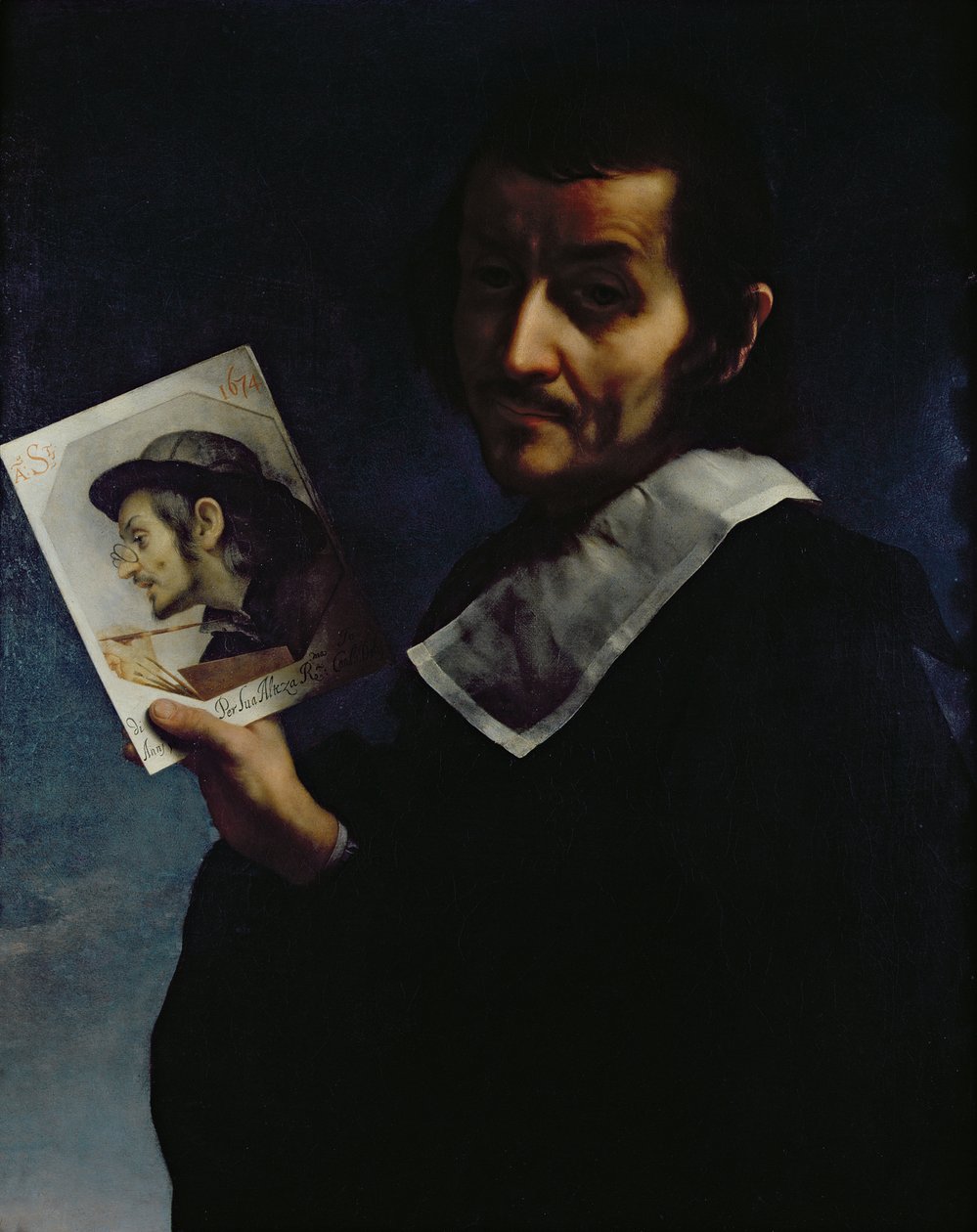 Autorretrato, 1674 de Carlo Dolci