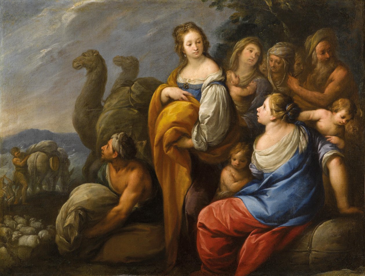 Raquel esconde los ídolos de Carlo Francesco Nuvolone