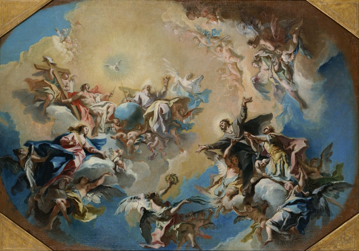 La Glorificación de San Félix y San Adaucto de Carlo Innocenzo Carlone
