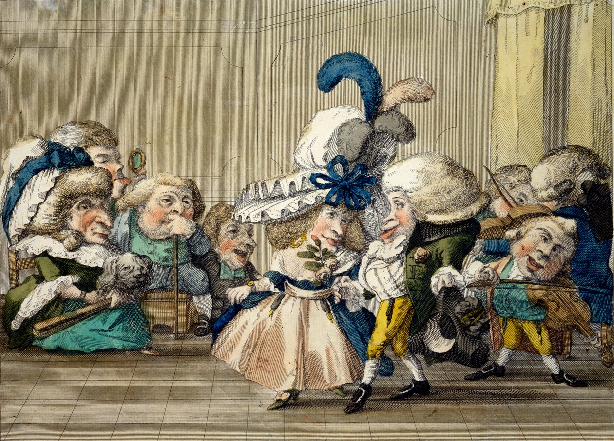 El baile, c.1790 de Carlo Lasinio