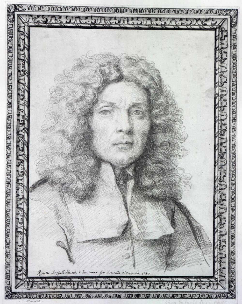 Autorretrato, 1684 de Carlo Maratta or Maratti