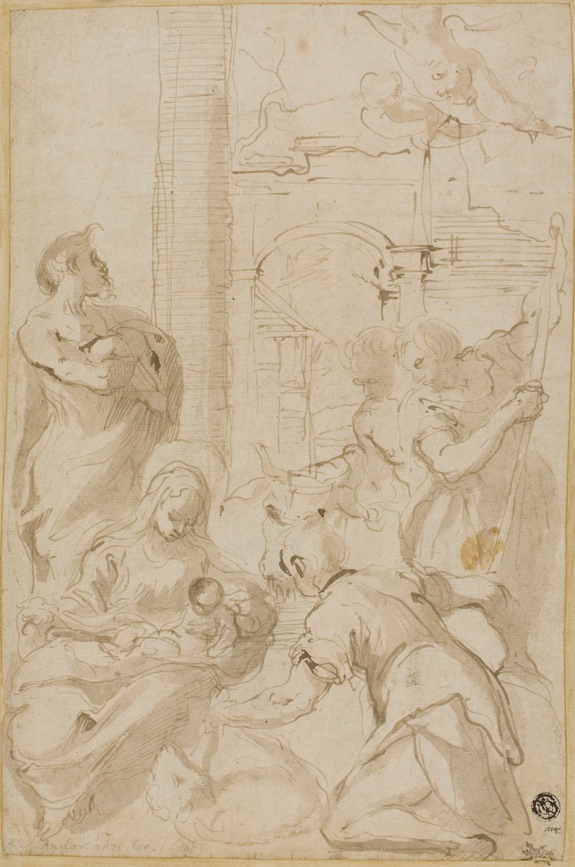 Adoración de los pastores de Carlo Bononi