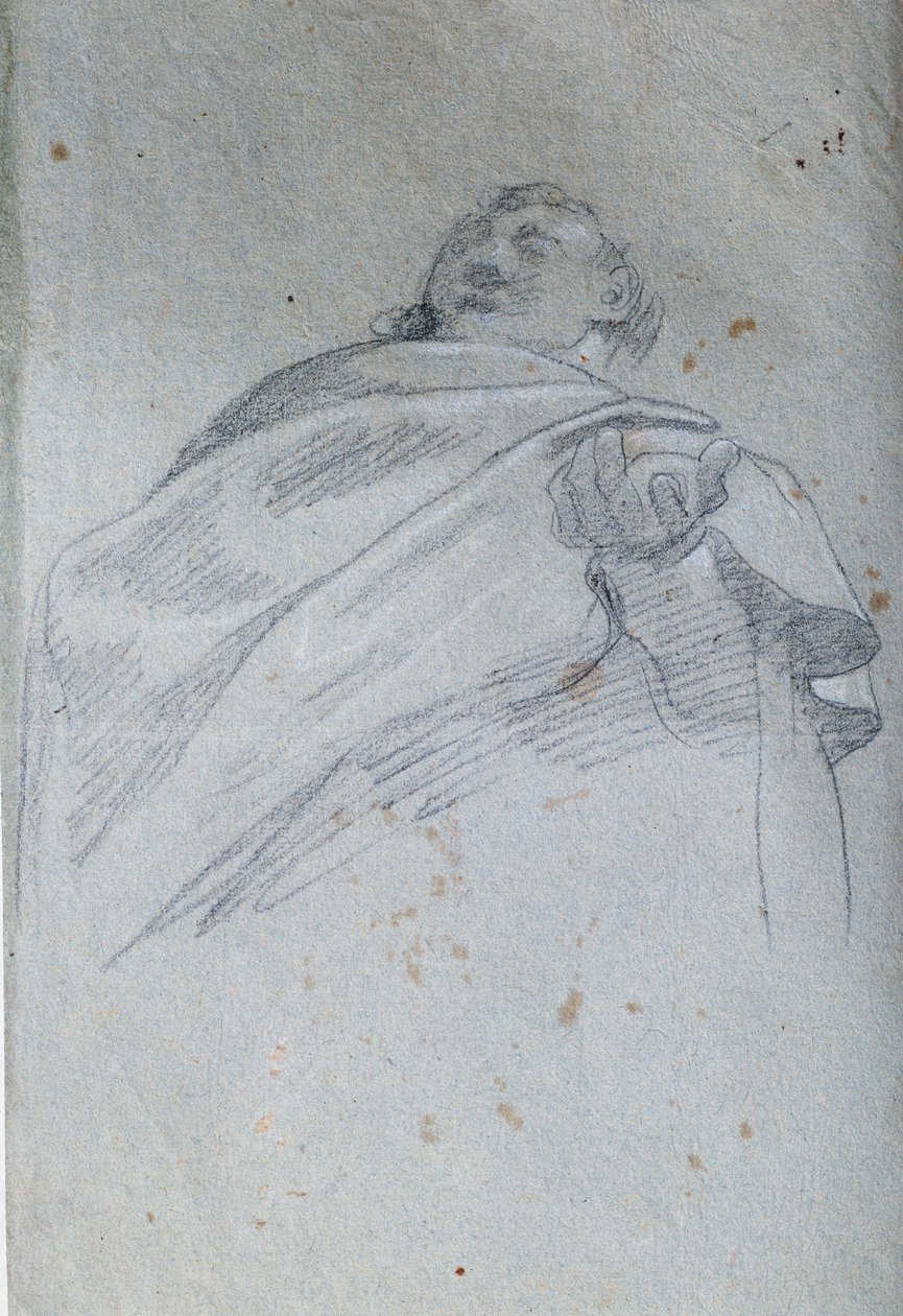 Busto de hombre con manto de Carlo Bononi