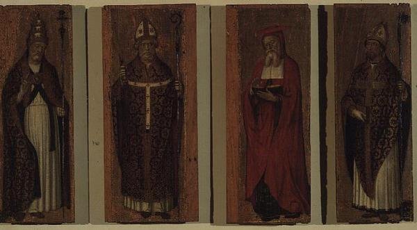 San Gregorio, San Ambrosio, San Agustín, San Jerónimo de Carlo Braccesco