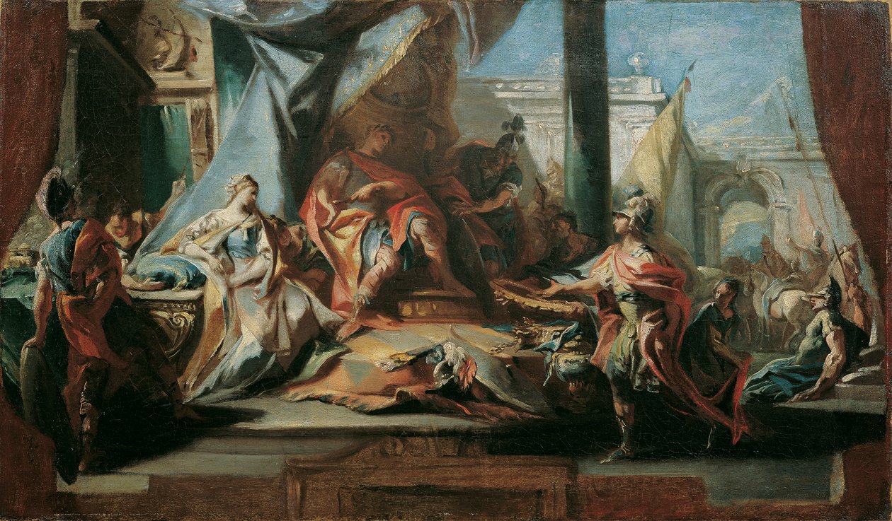 La magnanimidad de Escipión de Carlo Carlone