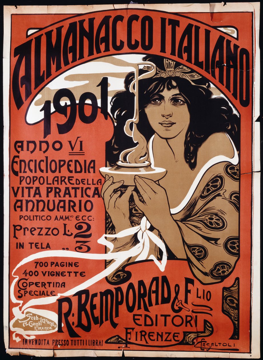 Almanaque Italiano, 1901 de Carlo Casaltoli