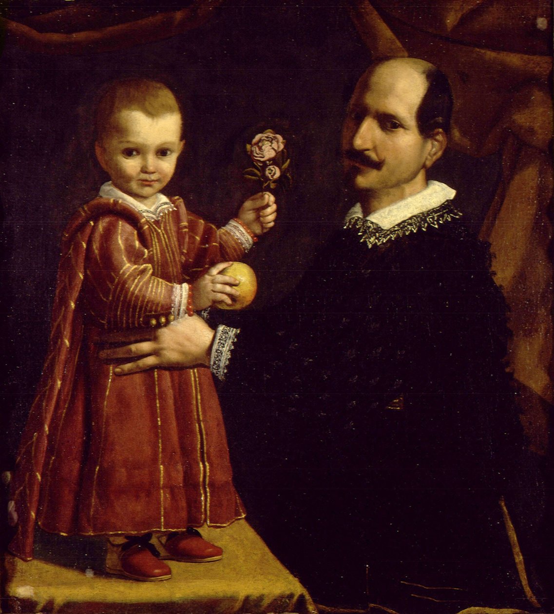 Un hombre con un niño de Carlo Ceresa