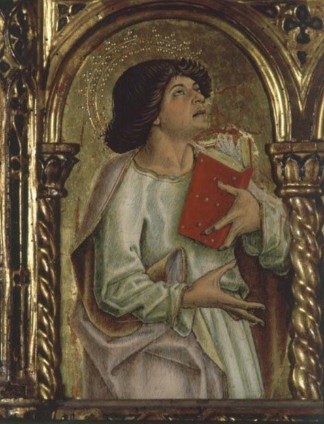 Un apóstol (detalle) de Carlo Crivelli