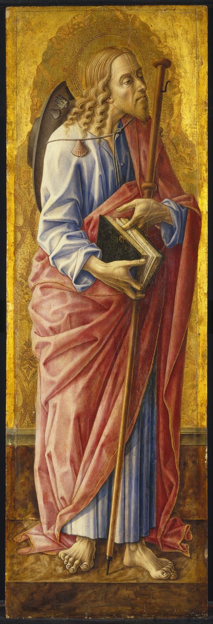 Santiago el Mayor, parte de un retablo de Carlo Crivelli