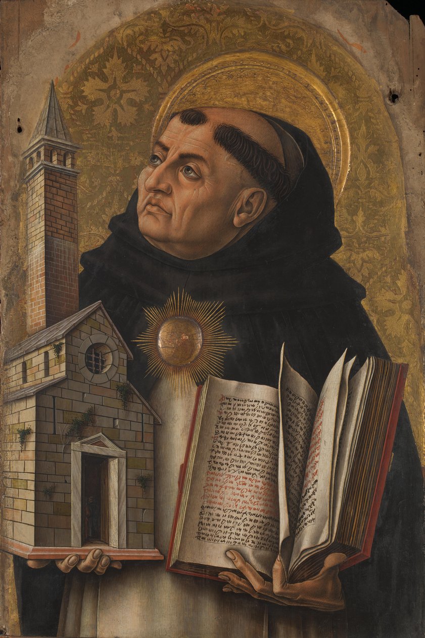 Santo Tomás de Aquino 1476 de Carlo Crivelli