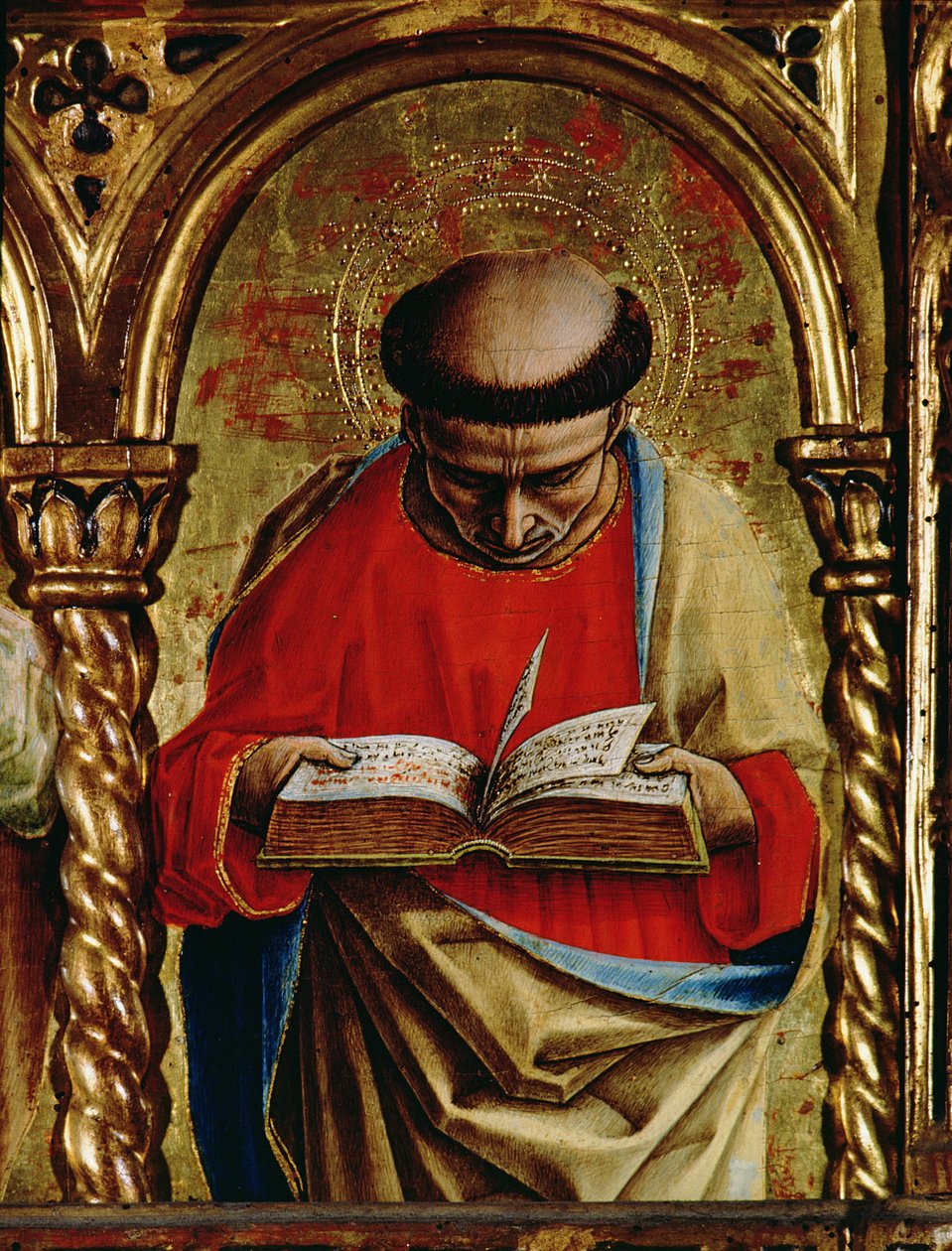 San Mateo, (detalle) del políptico de Sant