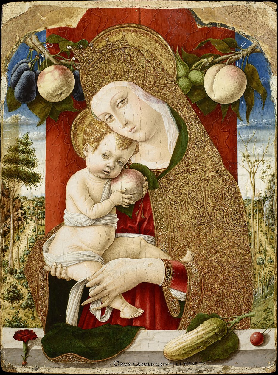 Virgen y Niño, 1482-1483 de Carlo Crivelli