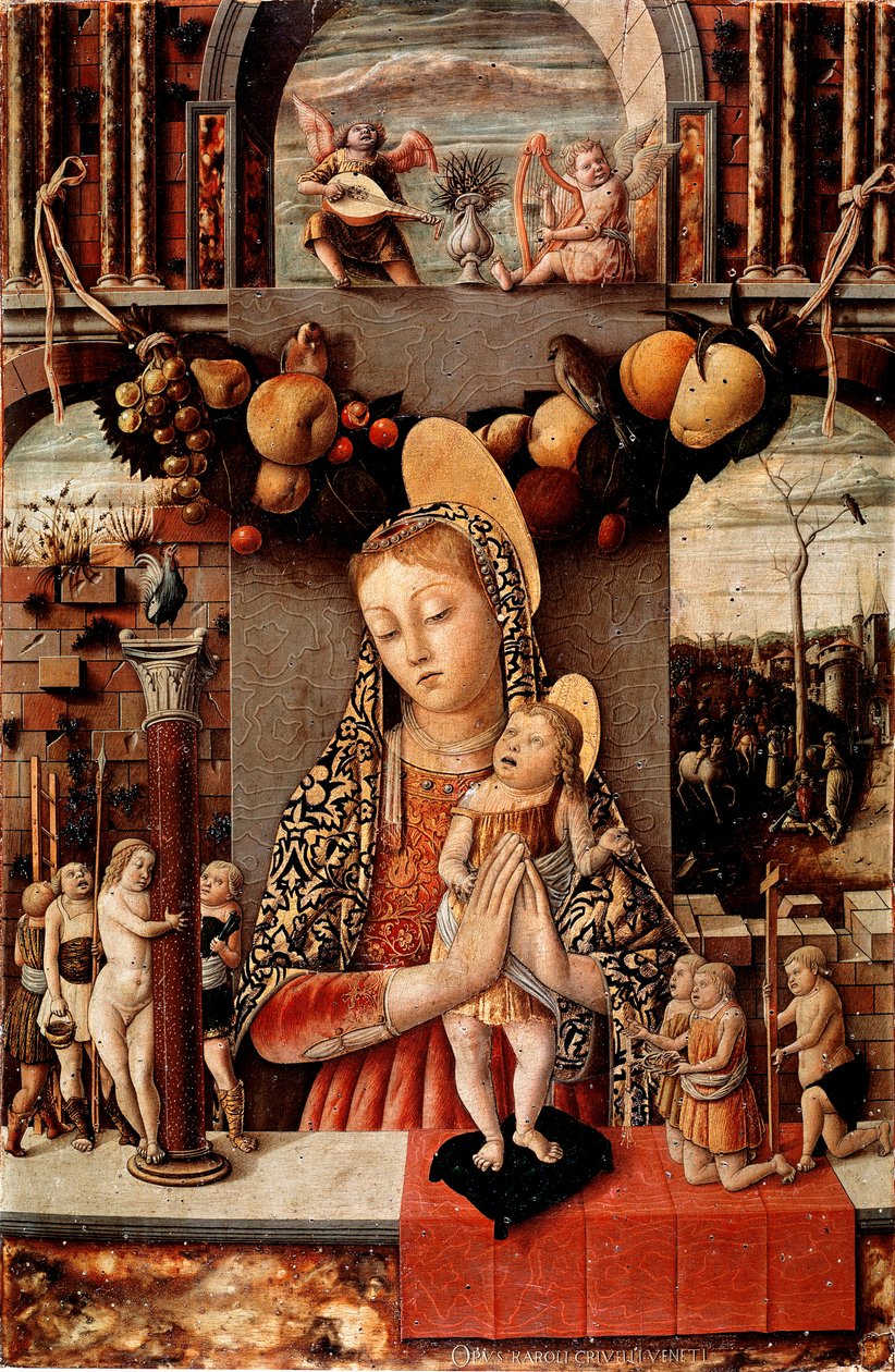 Virgen de la Pasión. Témpera sobre madera de Carlo Crivelli (1430/35-1494/1500) de Carlo Crivelli