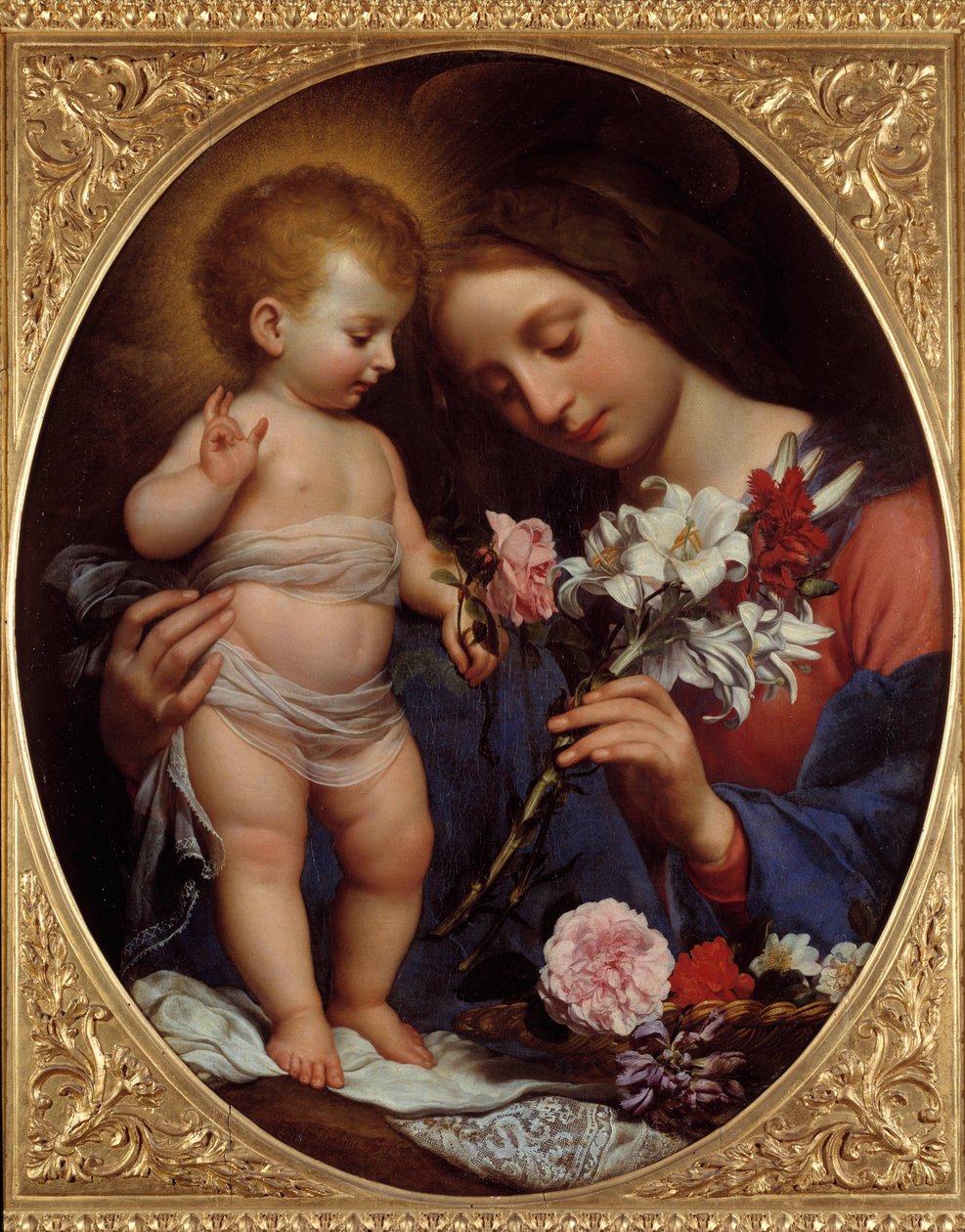 La Virgen con el lirio de Carlo Dolci