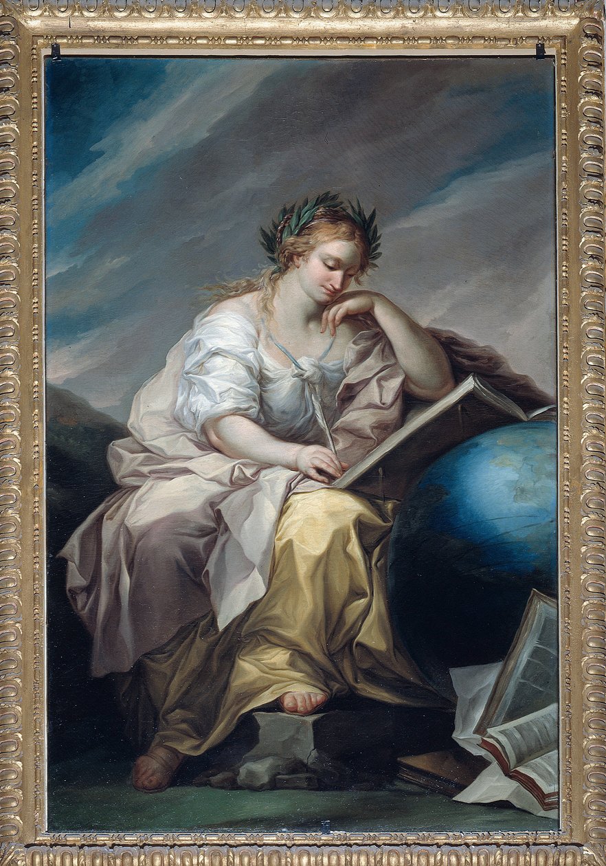 Alegoría de los trece valores de la república: la historia (Pintura, después de 1783) de Carlo Giuseppe Ratti