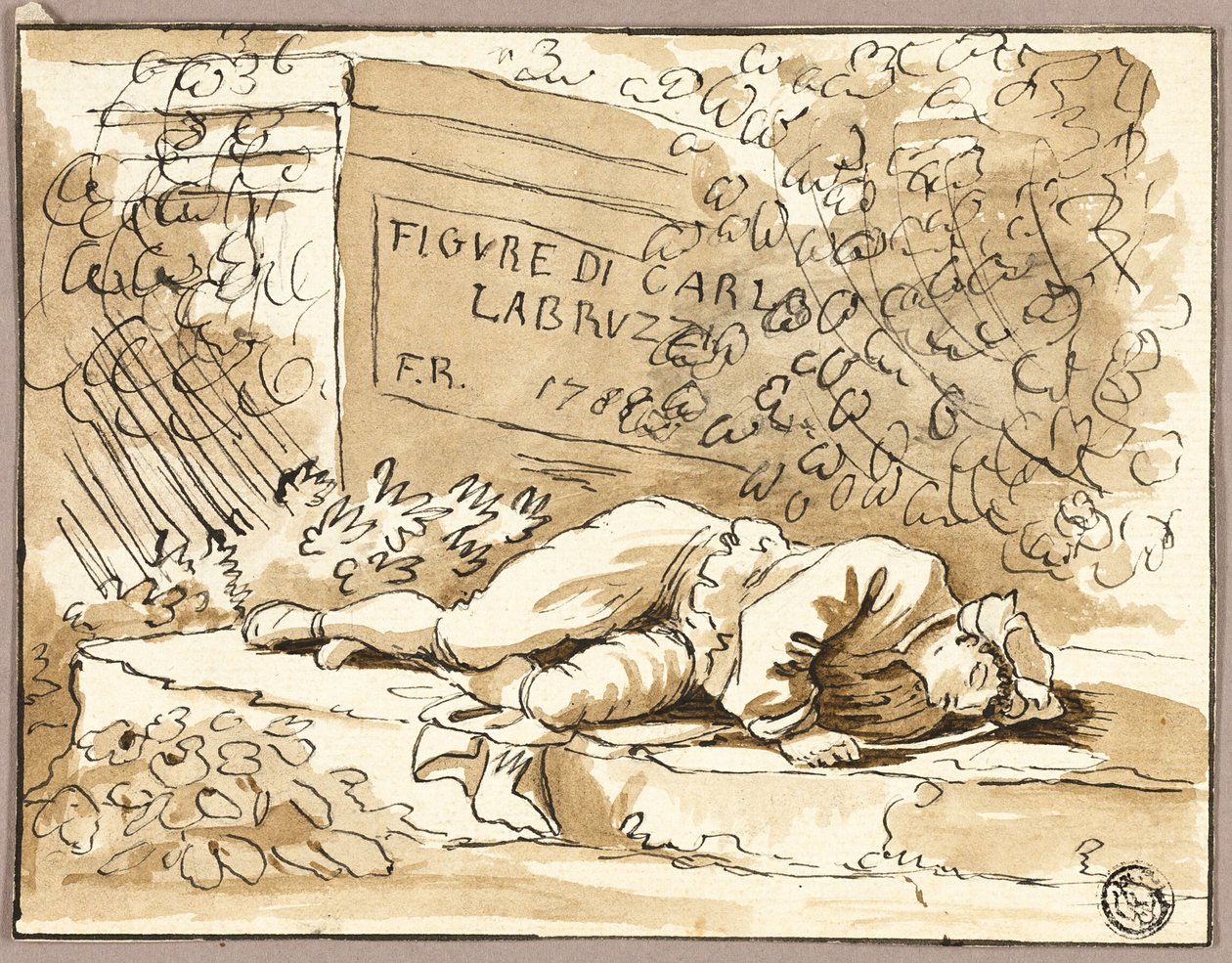 Después del frontispicio de "Figura de Carlo Labruzzi