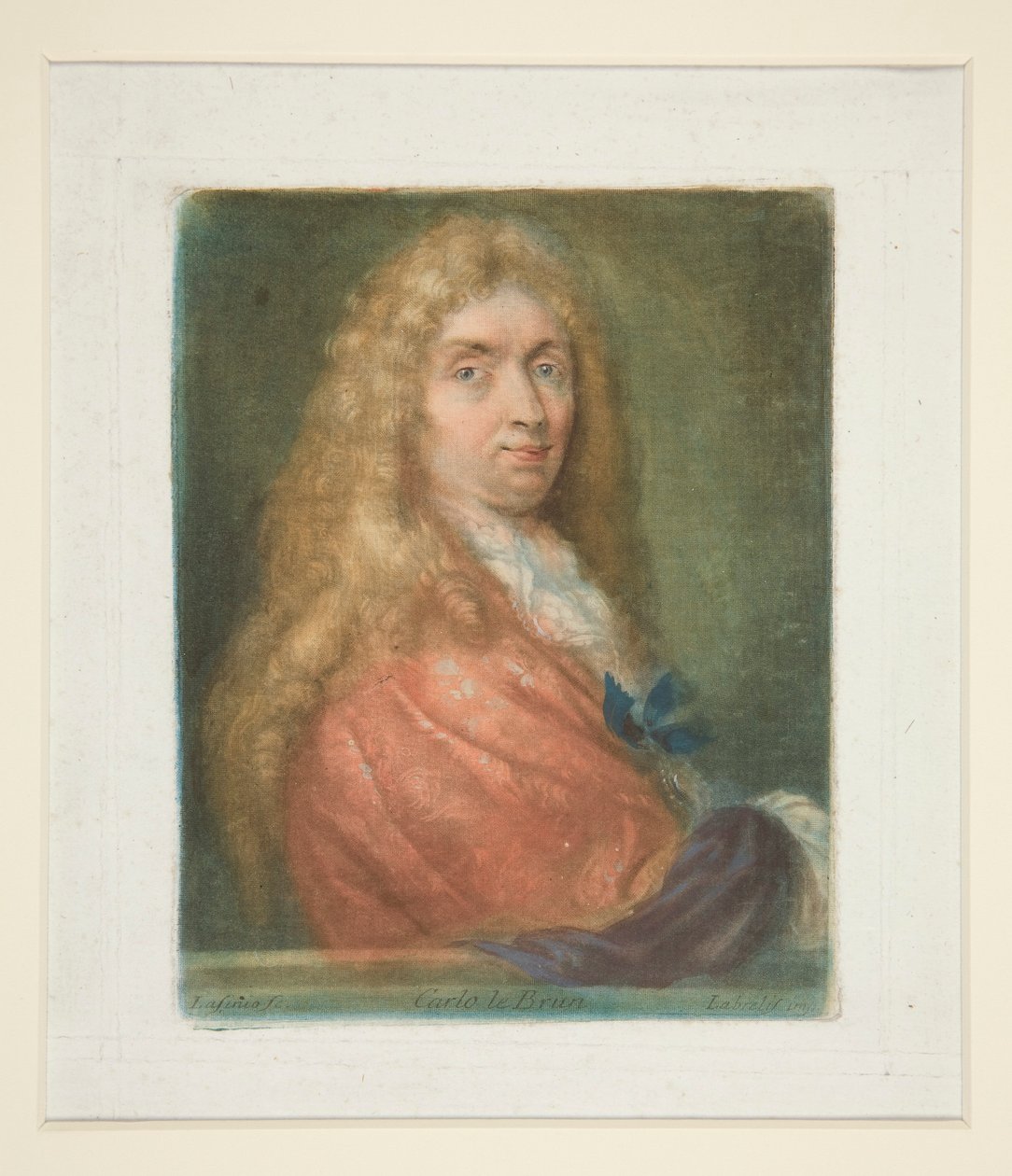 Charles Lebrun, de Retratos de pintores de Carlo Lasinio