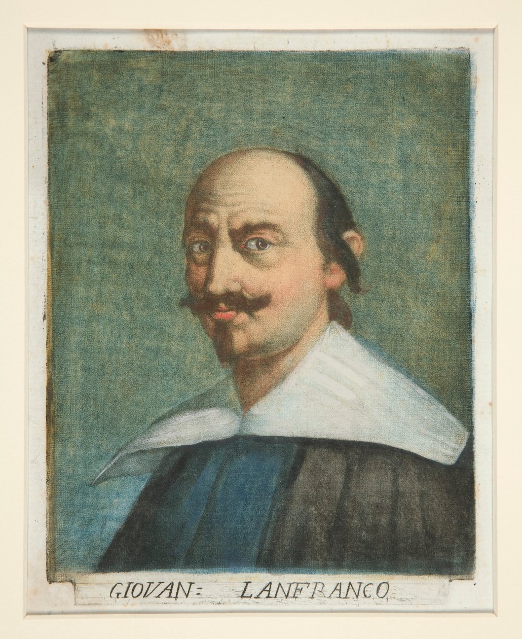 Giovanni Lanfranco, de Retratos de pintores de Carlo Lasinio