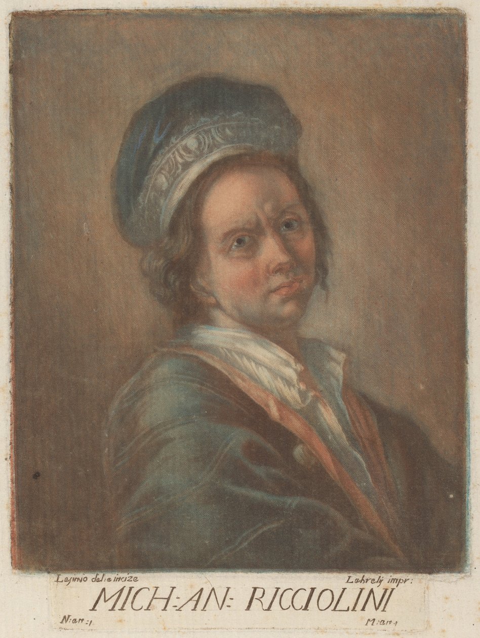 Michelangelo Ricciolini, 1789 de Carlo Lasinio