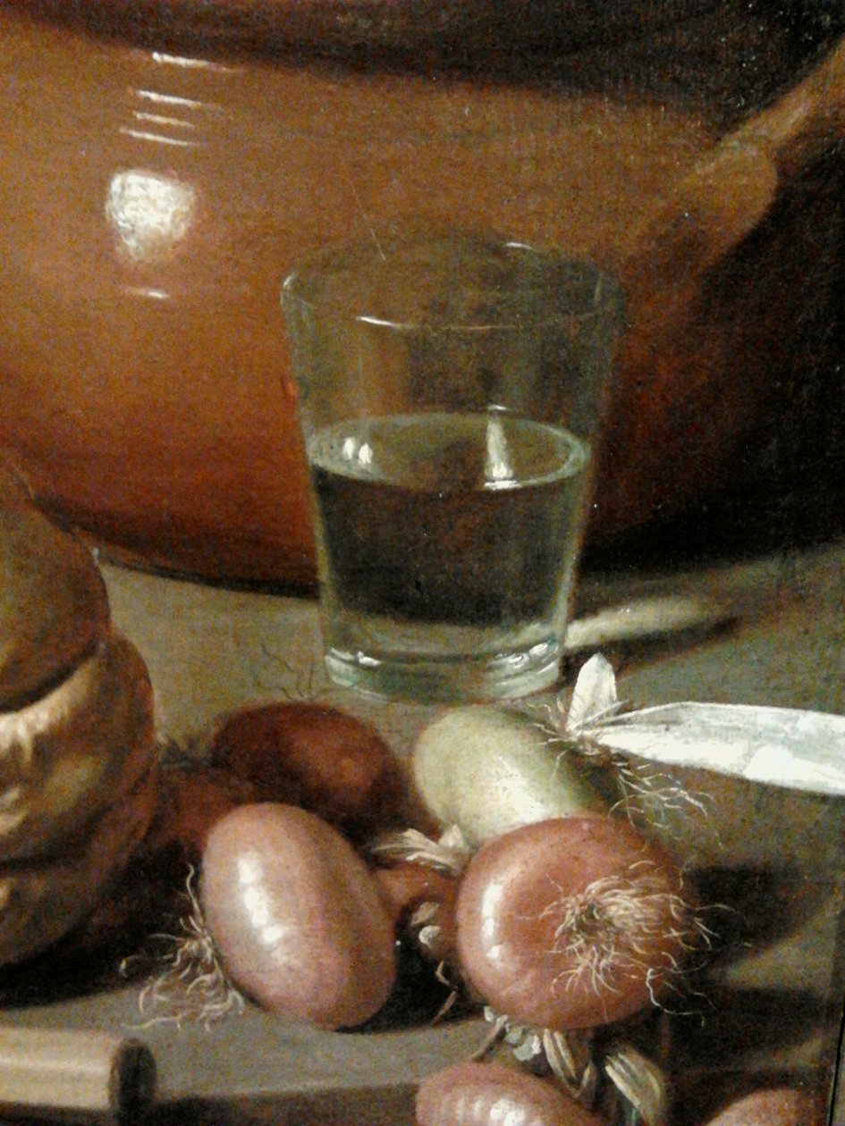 Polaco: Bodegón con jarra de cobre Bodegón con jarra de cobre (detalle). de Carlo Magini