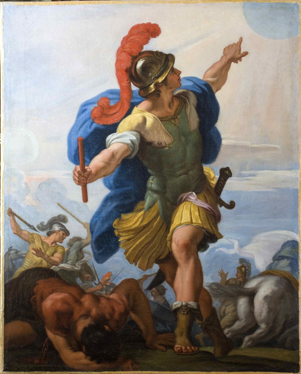 Josué ordenando al Sol detenerse de Carlo Maratta