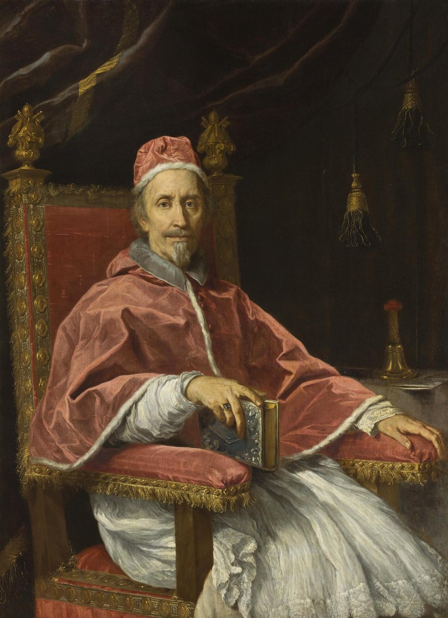 Ruso: "Retrato del Papa Clemente IX (1600-1669) " Retrato del Papa Clemente IX (1600-1669) de Carlo Maratta