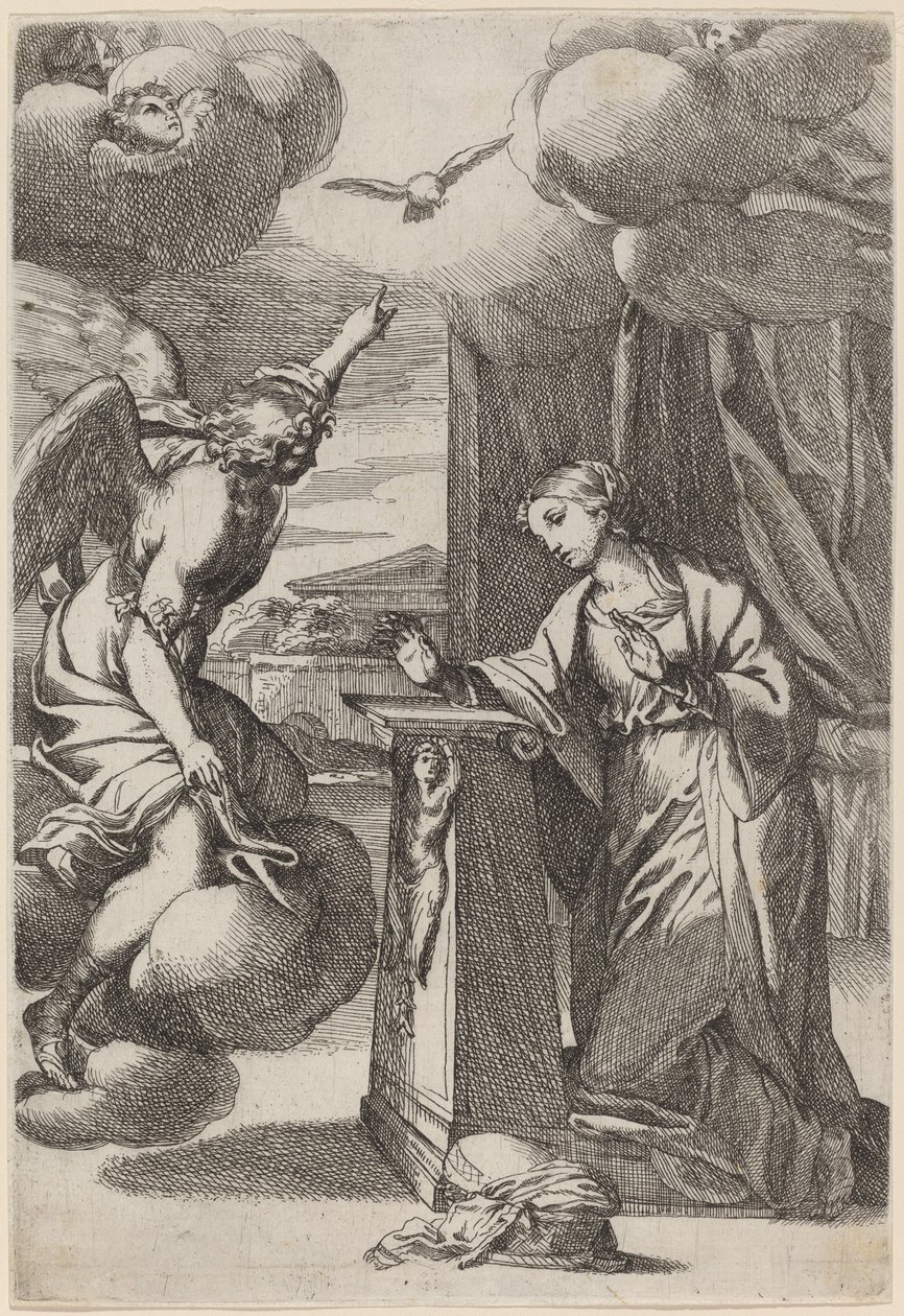 La Anunciación de Carlo Maratta