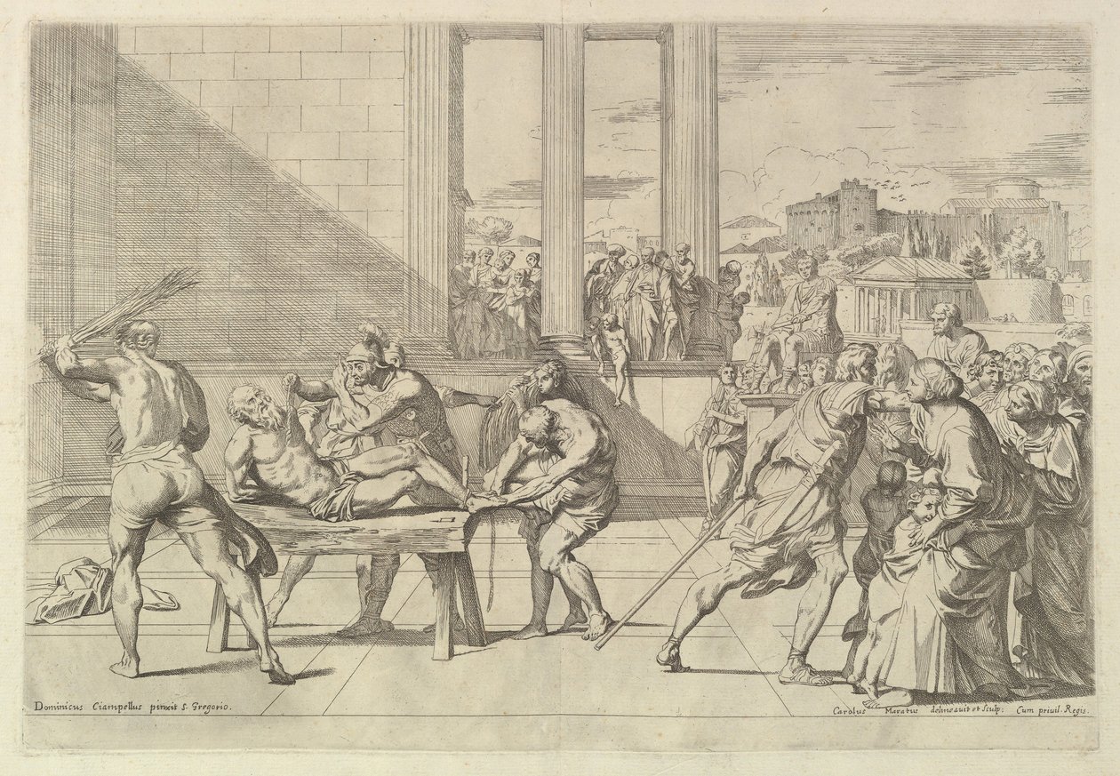 Martirio de San Andrés de Carlo Maratta or Maratti