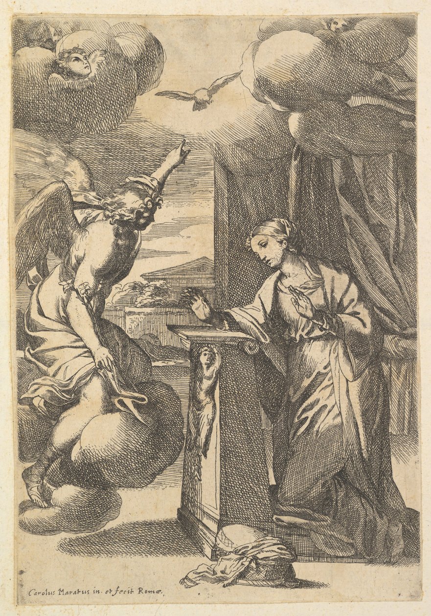 La Anunciación de Carlo Maratta or Maratti