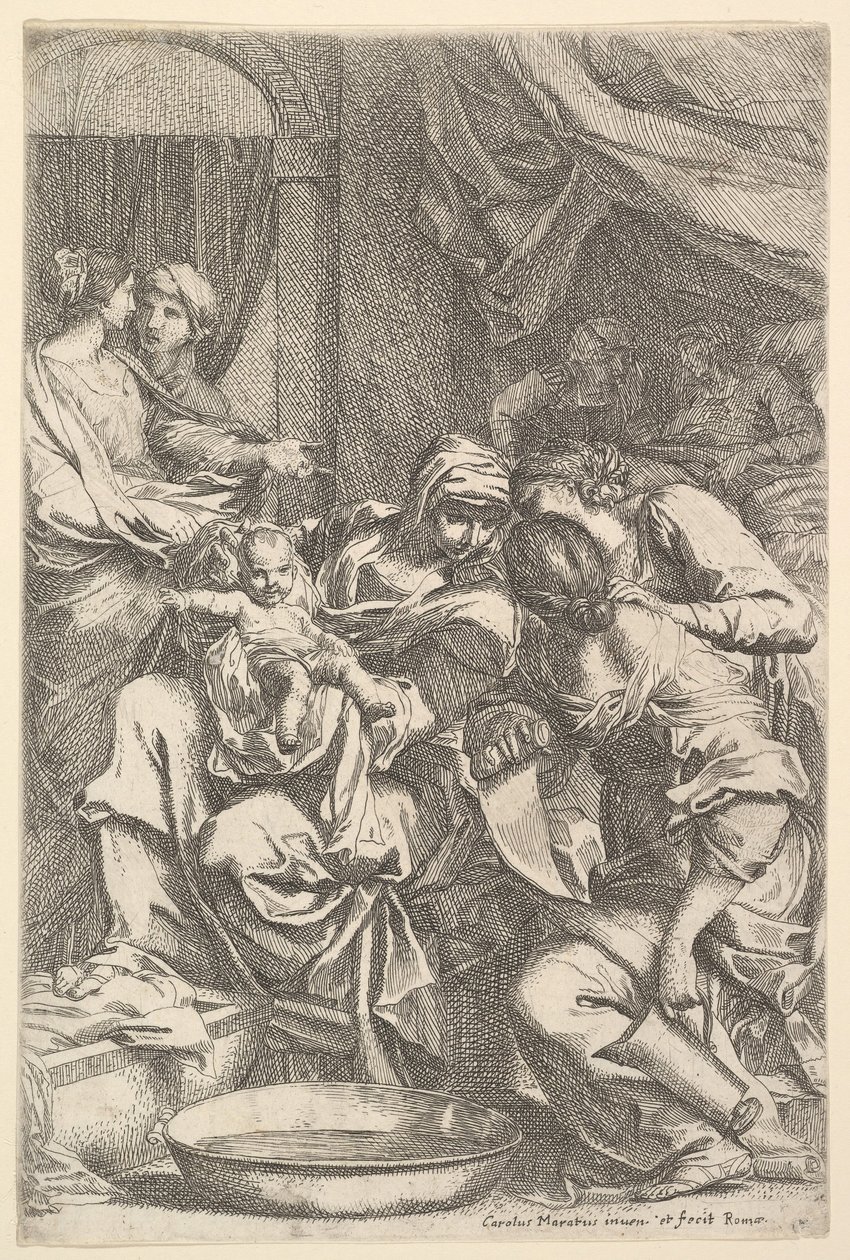 El nacimiento de la Virgen de Carlo Maratta or Maratti