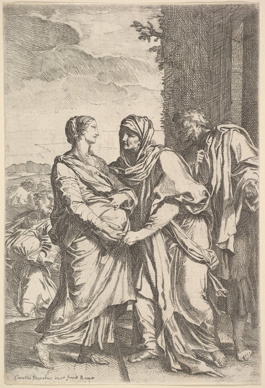 La visitación de Carlo Maratta or Maratti