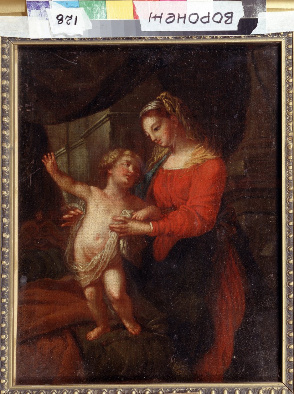 Virgen y el Niño. Virgen y Niño. Pintura de Carlo Maratta (1625-1713). Arte de estilo barroco italiano. Óleo sobre tela. Museo de Bellas Artes Ivan Kramskoy (o Kramskoi) en Voronezh (Voronezh), Rusia. de Carlo Maratta or Maratti