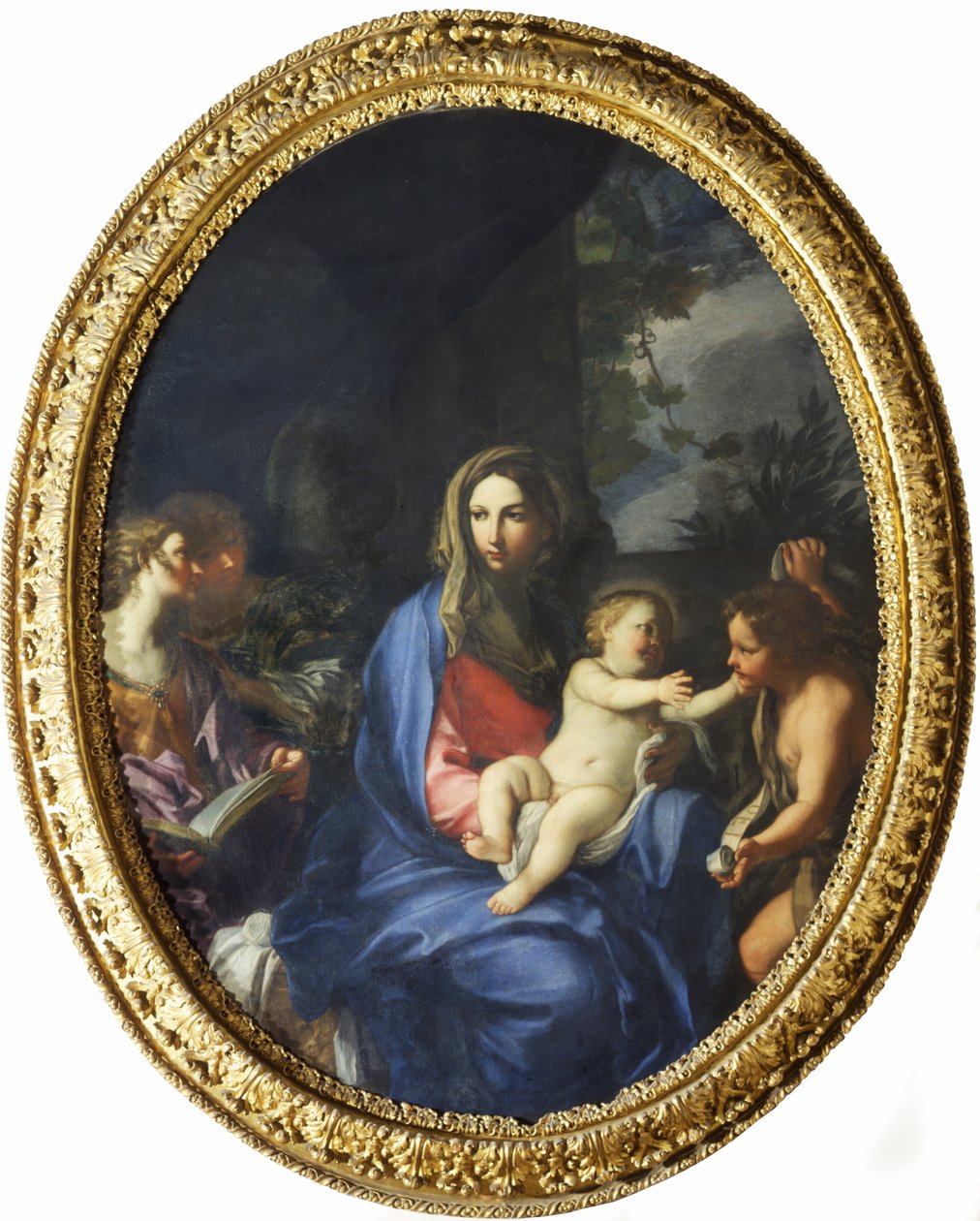 Virgen con Niño y San Juan de Carlo Maratta or Maratti