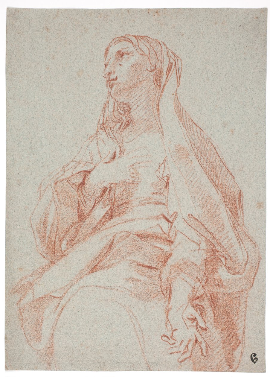 La Madonna haciendo un gesto de intercesión de Carlo Maratti