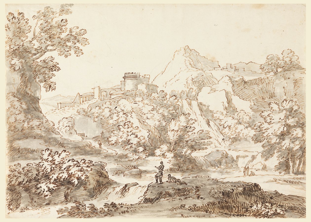 Un Paisaje con Ciudad de Carlo Marchionni